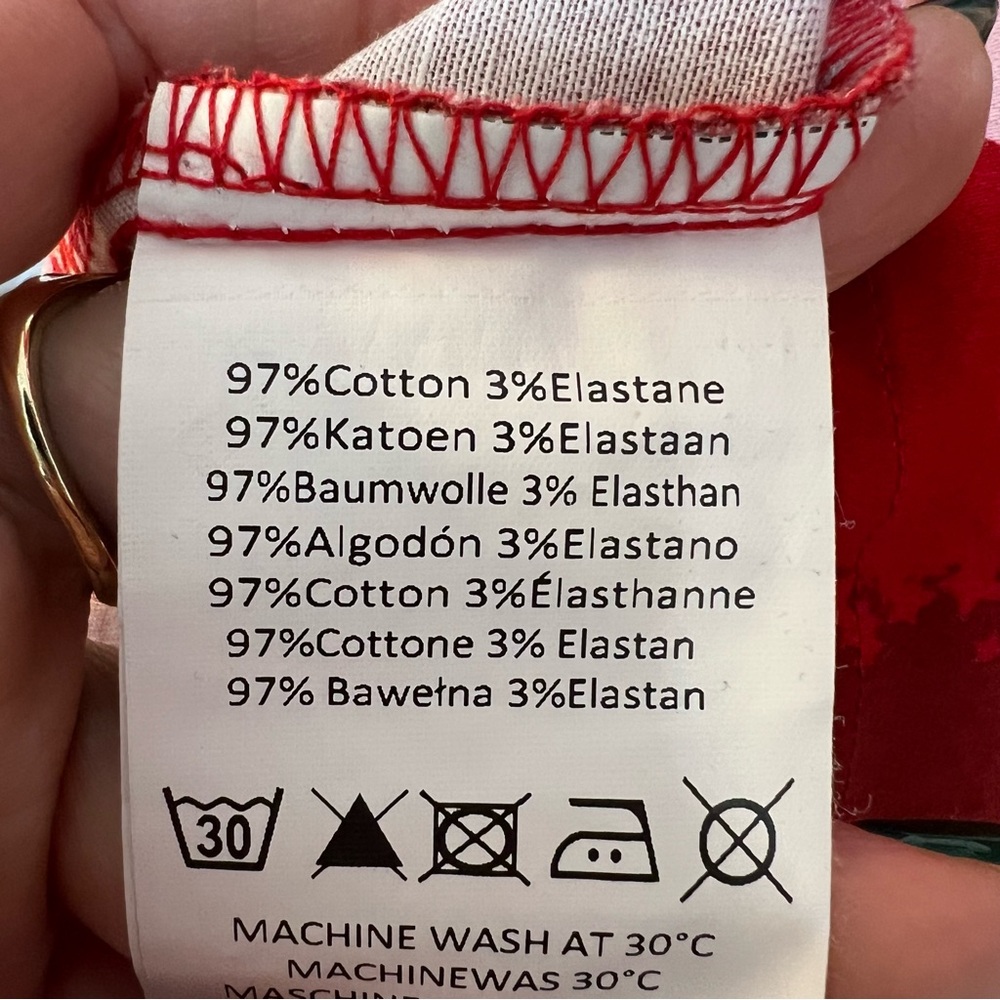 Collectif Red and White Striped Dress - Picture 7 of 7